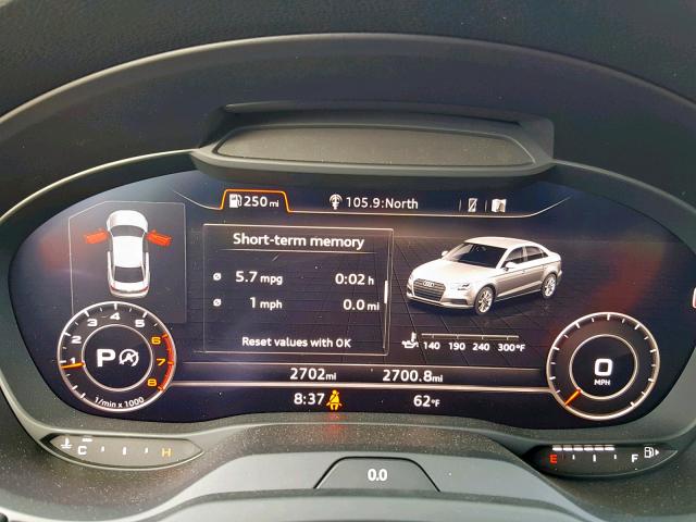 2018 AUDI A3 PREMIUM  