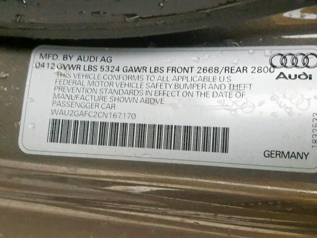 Audi a7 2012