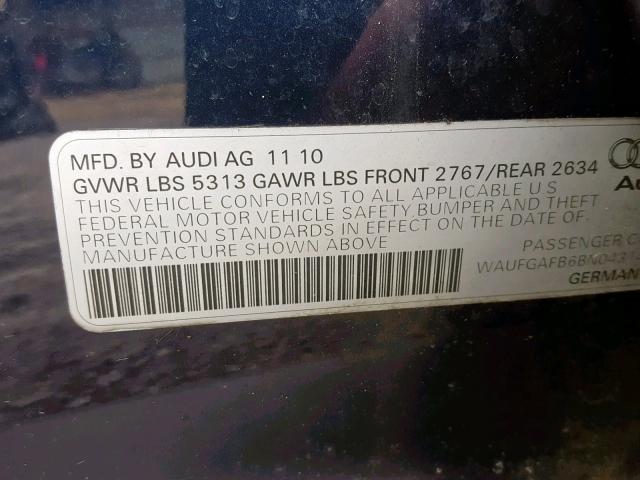 Audi a6 2011