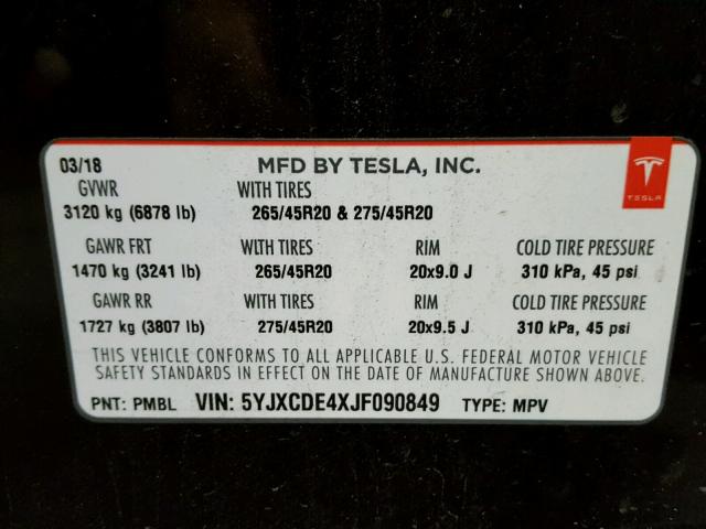 Tesla Model X 2018
